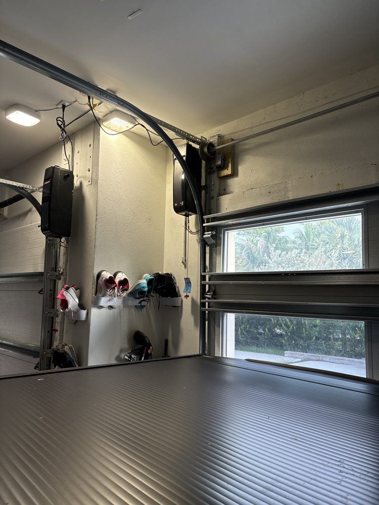Garage door openers and rollup door hardware
